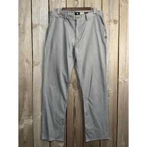 DC Shoes Men's 34x32 Straight Fit Pants Gray Skate Chino
